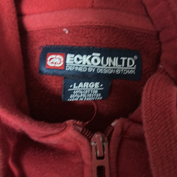 Vintage Ecko Red Camo Hoodie - Picture 3 of 4